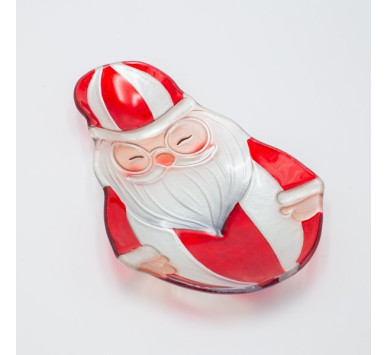 ΠΙΑΤΕΛΑ ΑΓΙΟΣ ΒΑΣΙΛΗΣ CANDY, ΓΥΑΛΙΝΗ ΔΙΑΚΟΣΜΗΤΙΚΗ, 19x30cm