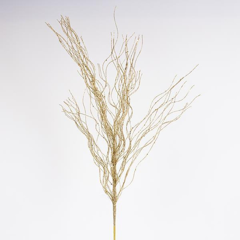 ΚΛΑΔΙ ΚΥΜΑΤΙΣΤΟ, ΧΡΥΣΟ, 83cm