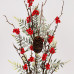 ΚΛΑΔΙ ΜΕ ΦΥΛΛΟ ΚΥΠΑΡΙΣΣΙ ΚΑΙ BERRY, 72cm
