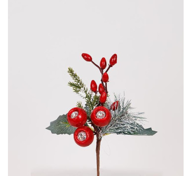 ΠΙΚΑΚΙ ΜΕ ΚΟΚΚΙΝΑ CRANBERRIES, 20cm