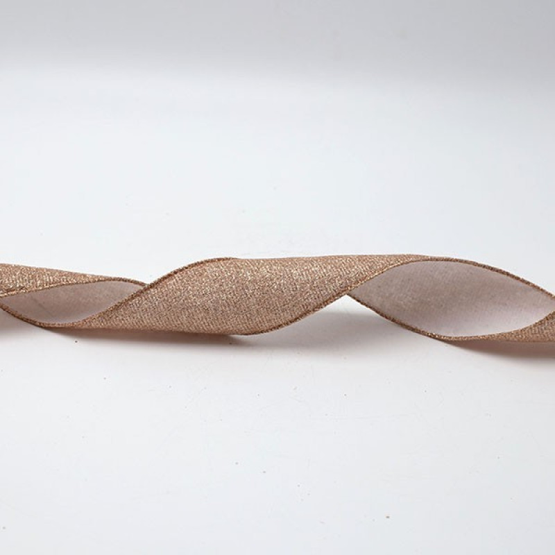 ΚΟΡΔΕΛΑ ΡΟΖ ΧΡΥΣΟ, 6.30cm, 10M