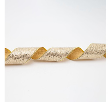 ΚΟΡΔΕΛΑ, ΧΡΥΣΗ, ΜΕ GLITTER, 6.30cm, 10M