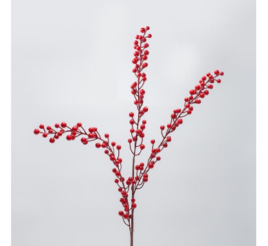 ΚΛΑΔΙ ΜΕ ΚΟΚΚΙΝΑ BERRIES, 86cm