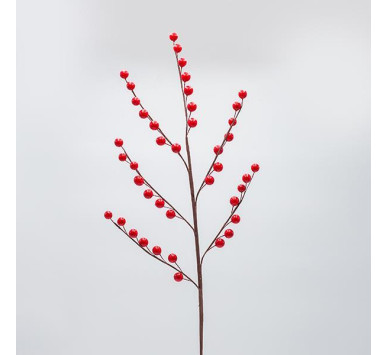 ΚΛΑΔΙ ΜΕ ΚΟΚΚΙΝΑ BERRIES, 72cm