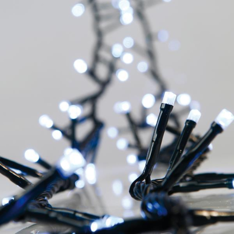 ΣΕΙΡΑ, 100 LED 5mm, 230V, ΣΤΑΘΕΡΟ, ΠΡΑΣΙΝΟ ΚΑΛΩΔΙΟ, ΛΕΥΚΟ LED, ANA 5cm, ΙΡ20