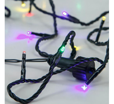 ΣΕΙΡΑ, 480 LED 3mm, 31V ΜΕΤΑΣΧΗΜΑΤΙΣΤΗ, 8 ΠΡΟΓΡΑΜΜΑΤΑ, ΠΡΑΣΙΝΟ PVC ΚΑΛΩΔΙΟ, ΧΡΩΜΑΤΙΣΤΟ LED ΑΝΑ 5cm, ΠΡΟΕΚΤΑΣΗ ΠΑΡΟΧΗΣ 3m, ΙΡ44