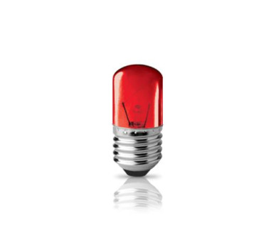 ST28 Ε27 220V 3W ΝΥΚΤΟΣ ΚΟΚΚΙΝΟ ΝΥΜΑΤΟΣ 30X62mm ΦOSME