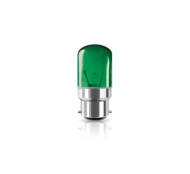 ST28 Β22 220V 3W ΝΥΚΤΟΣ ΠΡΑΣΙΝΟ ΝΥΜΑΤΟΣ 30X62mm ΦOSME