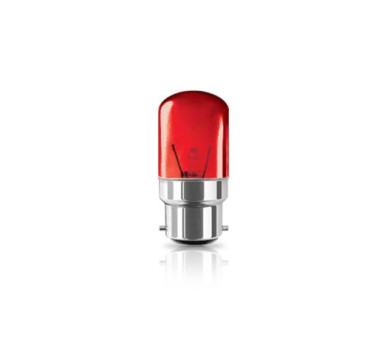 ST28 Β22 220V 3W ΝΥΚΤΟΣ ΚΟΚΚΙΝΟ ΝΥΜΑΤΟΣ 30X62mm ΦOSME