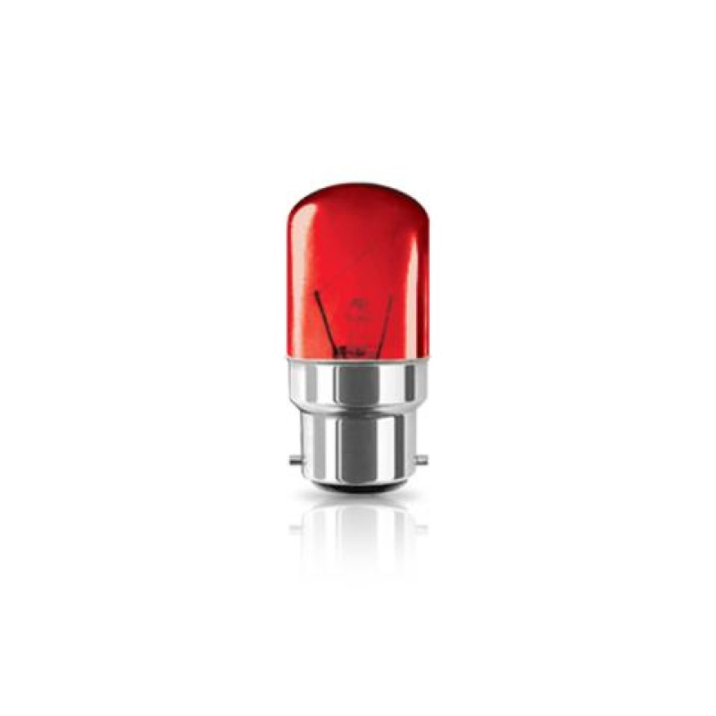 ST28 Β22 220V 3W ΝΥΚΤΟΣ ΚΟΚΚΙΝΟ ΝΥΜΑΤΟΣ 30X62mm ΦOSME