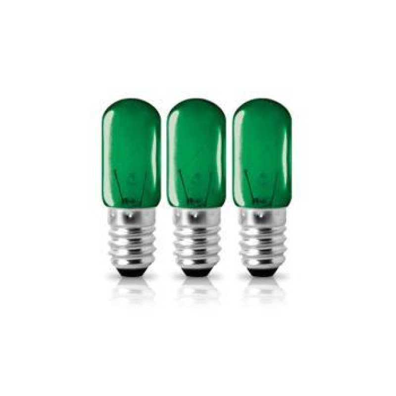 T16 set 3τεμ E14 220V 3W ΝΥΚΤΟΣ ΠΡΑΣΙΝΟ BLISTER ΦOSME