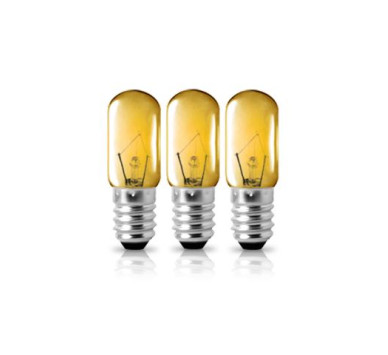 T16 set 3τεμ E14 220V 3W ΝΥΚΤΟΣ ΚΙΤΡΙΝΟ BLISTER ΦOSME