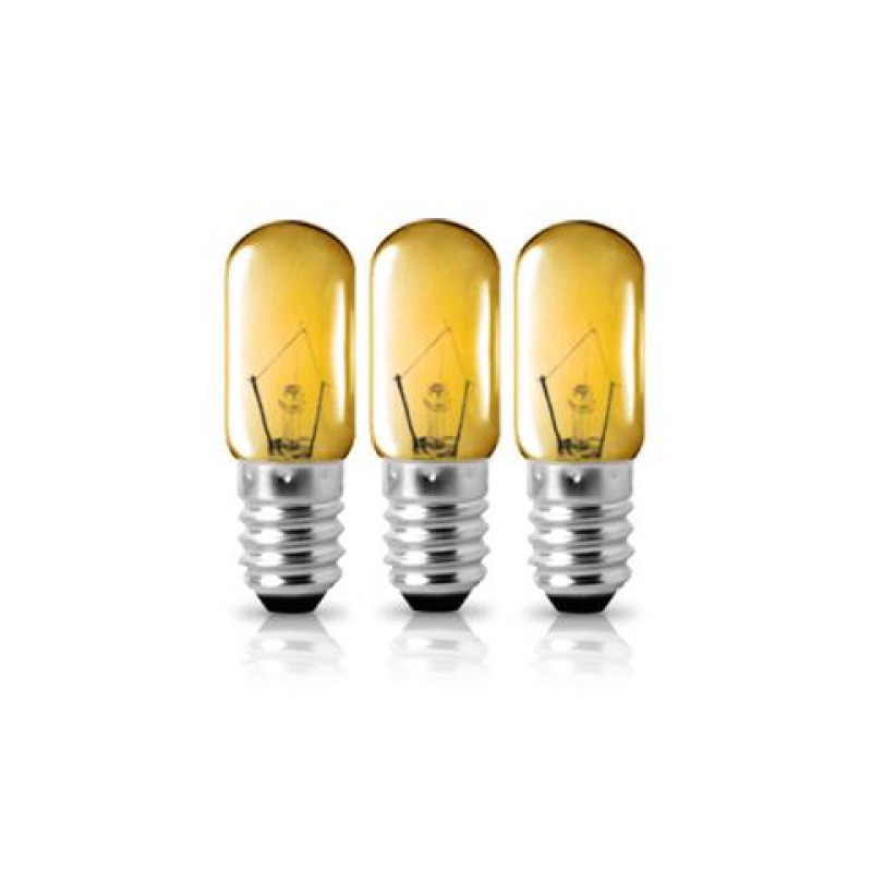 T16 set 3τεμ E14 220V 3W ΝΥΚΤΟΣ ΚΙΤΡΙΝΟ BLISTER ΦOSME