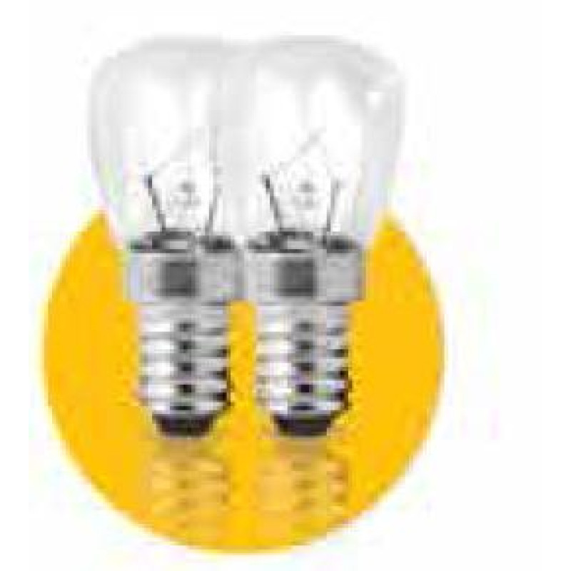 set 2τεμ E14 220V 15W 16X54mm ΨΥΓΕΙΟΥ BLISTER ΦOSME