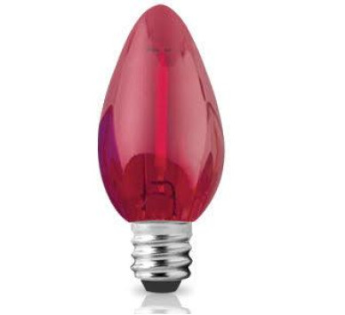LED FILAMENT C7 0.5W Ε14 ΚΟΚΚΙΝΟ 330D ΦOSME