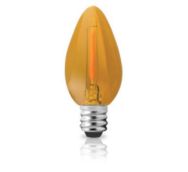 LED FILAMENT C7 0.5W Ε14 ΚΙΤΡΙΝΟ 330D ΦOSME