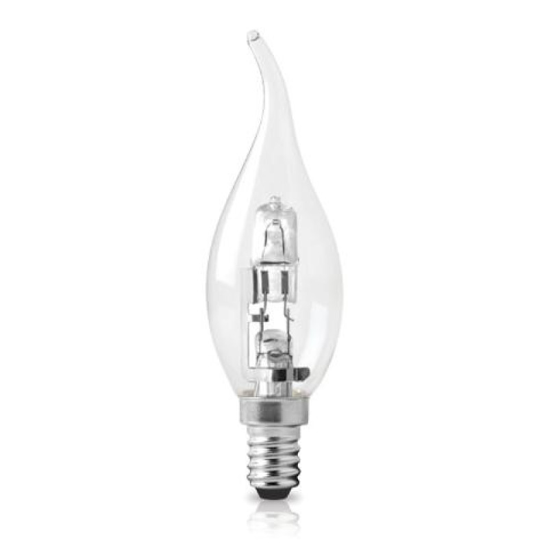 ECO HALOGEN ΚΕΡΙ ME MYTH ΔΙΑΦΑΝΟ Ε14 18W 2800Κ 210LM BLISTER ΦOSME