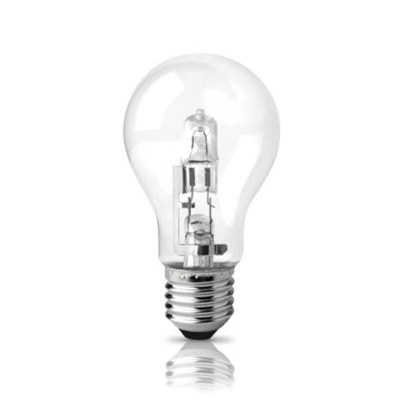 ECO HALOGEN Α55 ΔΙΑΦΑΝΟ Ε27 42W 2800Κ 630LM ΦOSME