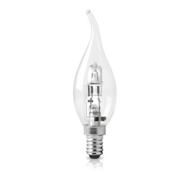 ECO HALOGEN ΚΕΡΙ ME MYTH ΔΙΑΦΑΝΟ Ε14 18W 2800Κ 210LM ΦOSME