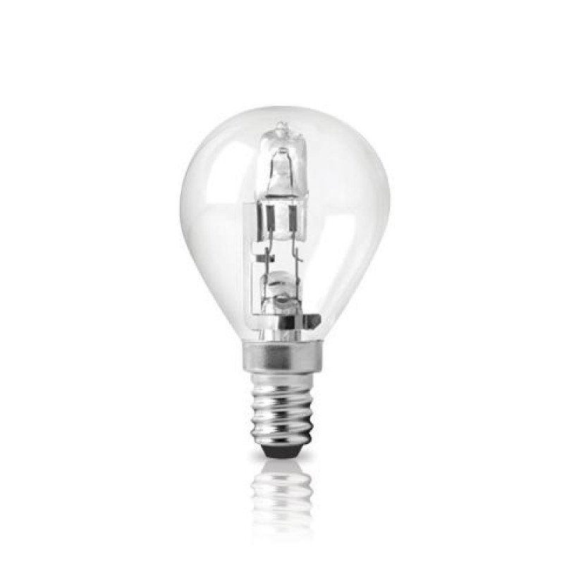 ECO HALOGEN ΣΦΑΙΡΙΚΟ ΔΙΑΦΑΝΟ Ε14 28W 2800Κ 370LM ΦOSME