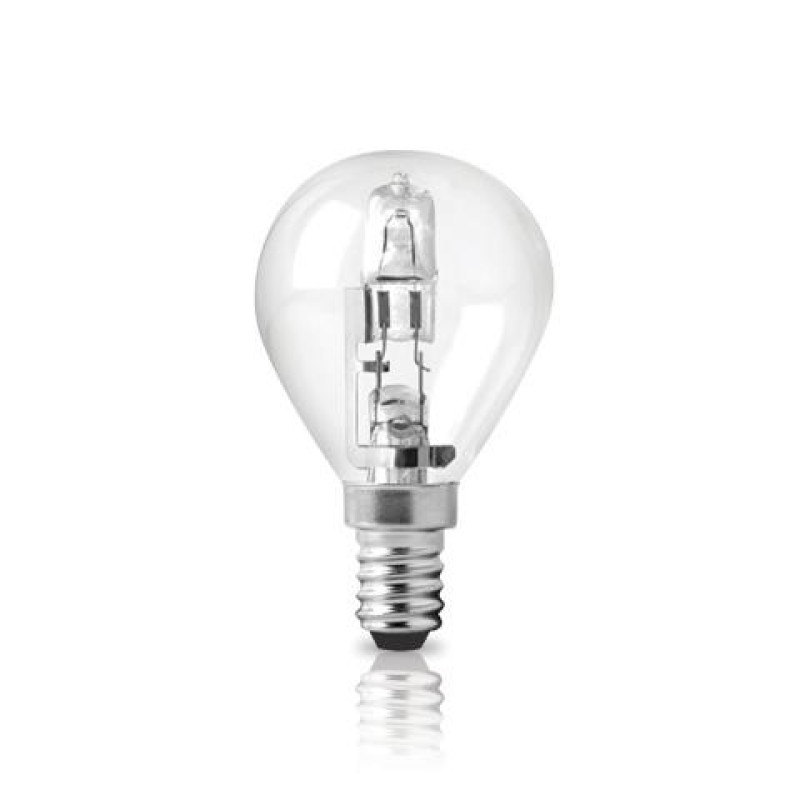 ECO HALOGEN ΣΦΑΙΡΙΚΟ ΔΙΑΦΑΝΟ Ε14 42W 2800Κ 630LM ΦOSME