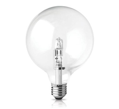ECO HALOGEN G125 ΓΛΟΜΠΟ ΔΙΑΦΑΝΟ Ε27 42W 2800Κ 630LM ΦOSME