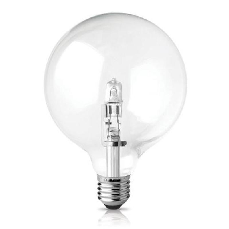 ECO HALOGEN G125 ΓΛΟΜΠΟ ΔΙΑΦΑΝΟ Ε27 42W 2800Κ 630LM ΦOSME