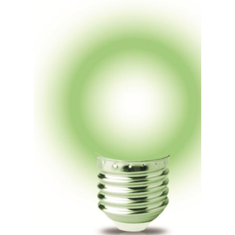 LED G45 ΣΦΑΙΡΙΚΟ 3W Ε27  ΠΡΑΣΙΝΟ 360D ΦOSME
