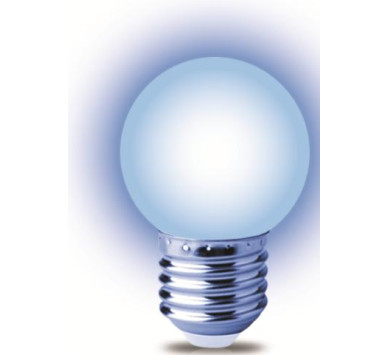 LED G45 ΣΦΑΙΡΙΚΟ 3W Ε27  ΜΠΛΕ 360D ΦOSME