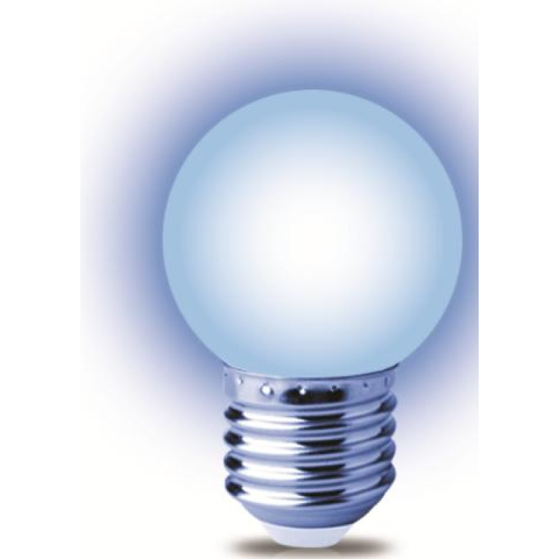 LED G45 ΣΦΑΙΡΙΚΟ 3W Ε27  ΜΠΛΕ 360D ΦOSME