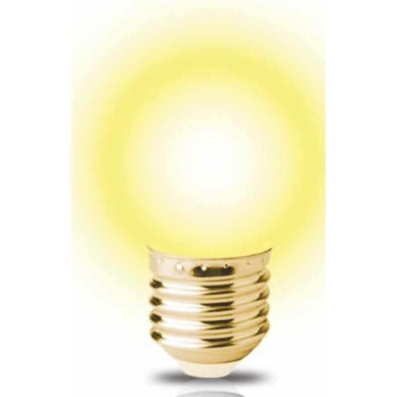 LED G45 ΣΦΑΙΡΙΚΟ 3W Ε27  ΚΙΤΡΙΝΟ 360D ΦOSME
