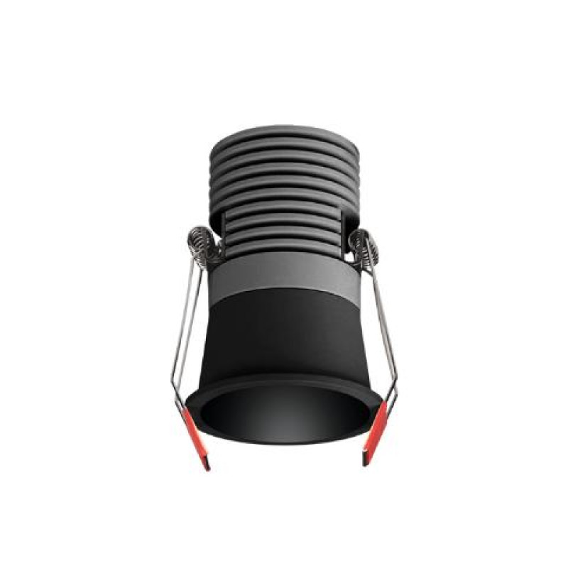 ΣΠΟΤ LED 7W ΧΩΝΕΥΤΟ 3000k Φ4.9 16D ΜΑΥΡΟ DIM