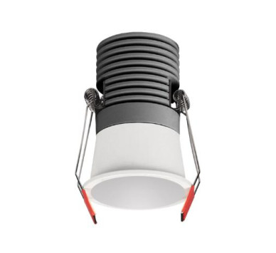 ΣΠΟΤ LED 12W ΧΩΝΕΥΤΟ 3000k Φ6.5 16D ΛΕΥΚΟ  DIM