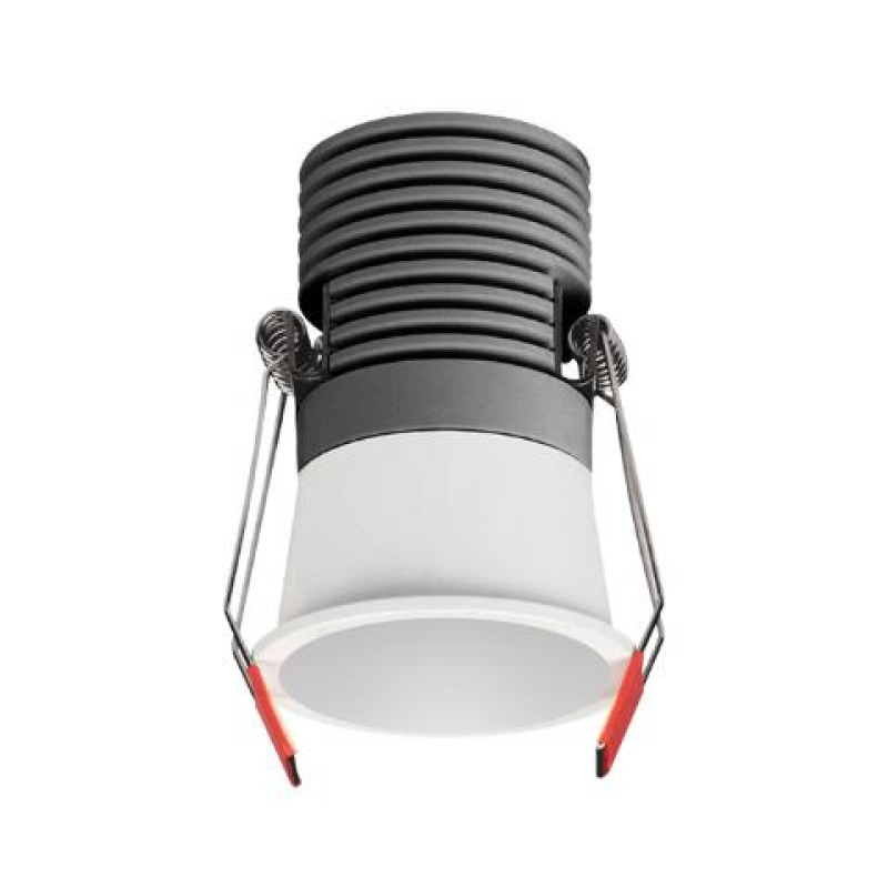 ΣΠΟΤ LED 12W ΧΩΝΕΥΤΟ 3000k Φ6.5 16D ΛΕΥΚΟ  DIM