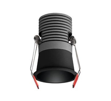 ΣΠΟΤ LED 12W ΧΩΝΕΥΤΟ 4000k Φ6.5 38D ΜΑΥΡΟ DIM