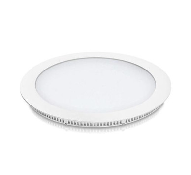 ΦΩΤΙΣΤΙΚΟ LED 18W ΧΩΝΕΥΤΟ 1530lumen 4000K ΣΤΡΟΓΓΥΛΟ Φ22.5  ΛΕΥΚΟ