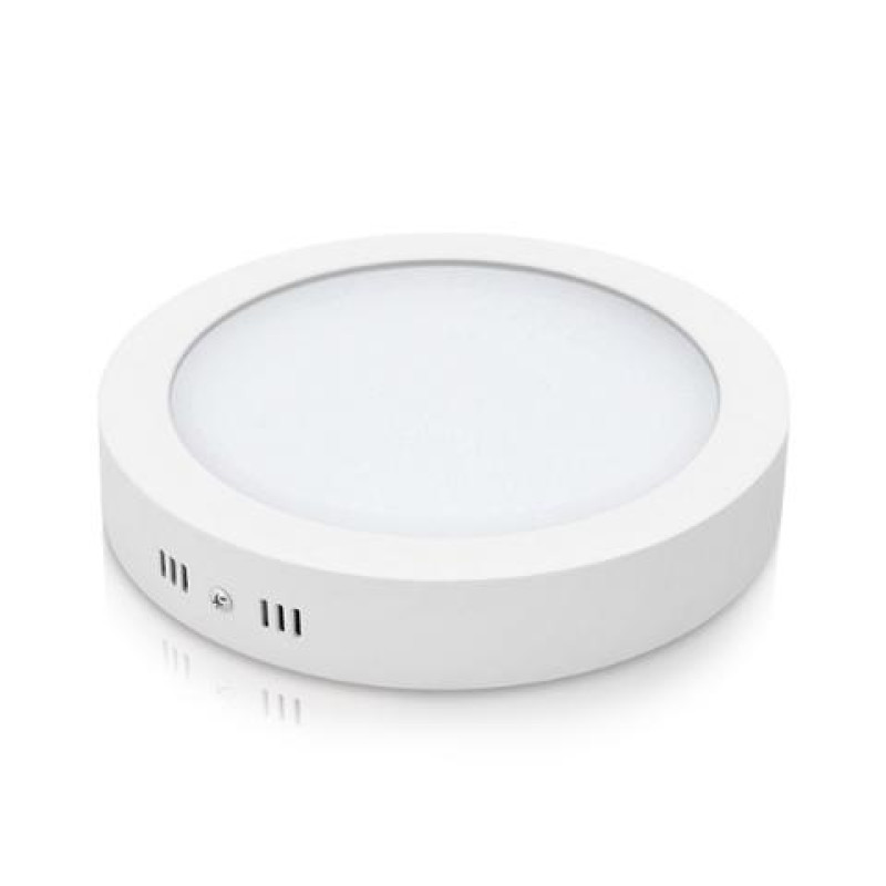 ΠΑΝΕΛ LED 24W ΕΞΩΤΕΡΙΚΟ 4000Κ ΣΤΡΟΓΓΥΛΟ ΛΕΥΚΟ Φ30