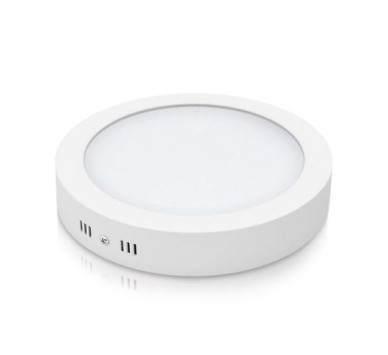 ΠΑΝΕΛ LED 24W ΕΞΩΤΕΡΙΚΟ 6500Κ ΣΤΡΟΓΓΥΛΟ ΛΕΥΚΟ Φ30