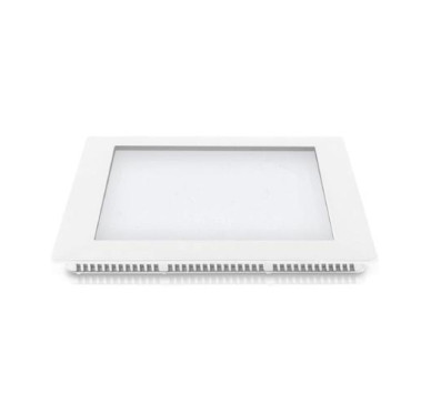 ΠΑΝΕΛ LED 18W ΧΩΝΕΥΤΟ 4000k 1530L ΤΕΤΡΑΓΩΝΟ ΛΕΥΚΟ  22.5X22.5