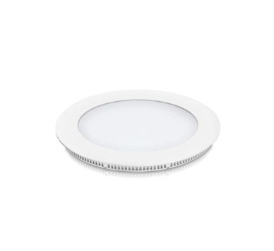 ΠΑΝΕΛ LED 12W ΧΩΝΕΥΤΟ 6500k ΣΤΡΟΓΓΥΛΟ Φ17 ΛΕΥΚΟ