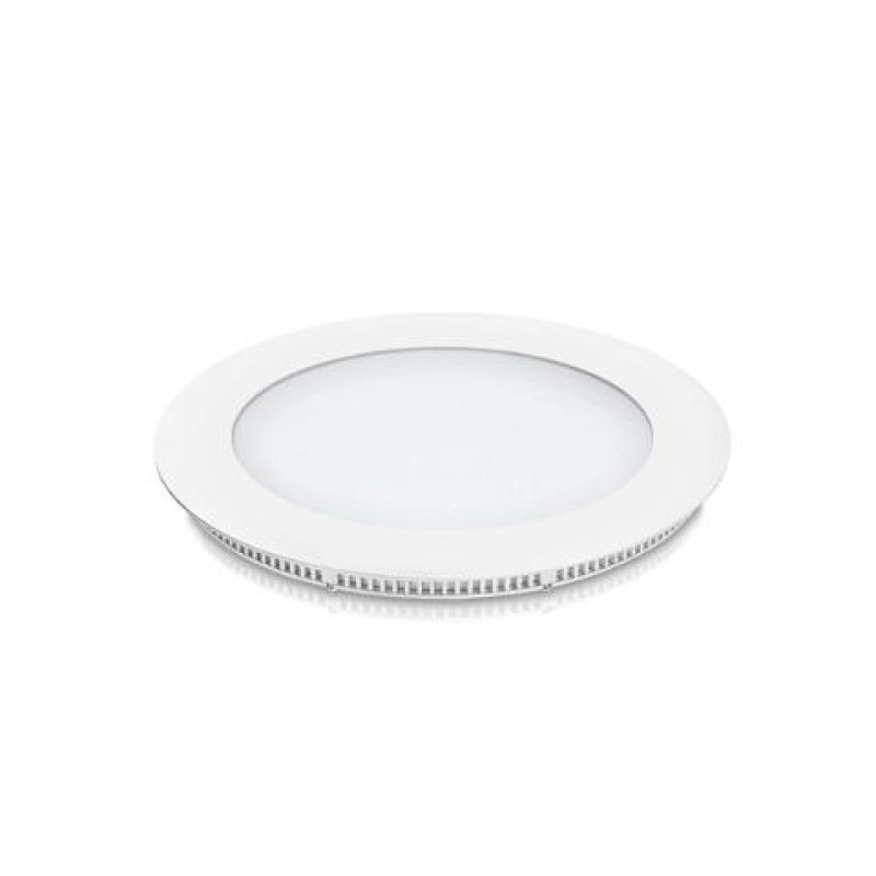 ΠΑΝΕΛ LED 12W ΧΩΝΕΥΤΟ 6500k ΣΤΡΟΓΓΥΛΟ Φ17 ΛΕΥΚΟ