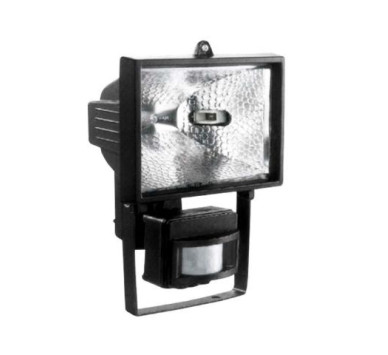 ΠΡΟΒΟΛΕΑΣ ΙΩΔΙΝΗΣ 500W ΜΕ PIR SENSOR ΜΑΥΡΟΣ