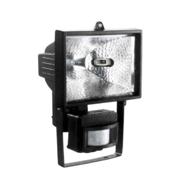 ΠΡΟΒΟΛΕΑΣ ΙΩΔΙΝΗΣ 500W ΜΕ PIR SENSOR ΜΑΥΡΟΣ