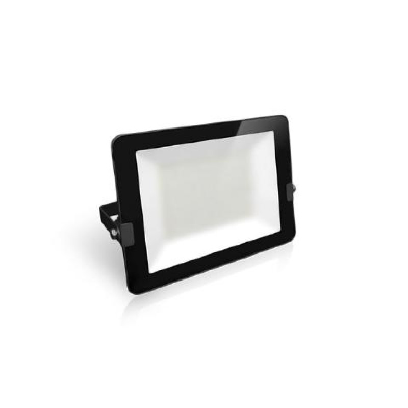 ΠΡΟΒΟΛΕΑΣ LED 30W ΜΑΥΡΟ 6500k S.SLIM DOB