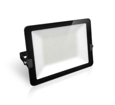 ΠΡΟΒΟΛΕΑΣ LED 100W ΜΑΥΡΟ 6500k S.SLIM DOB