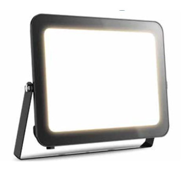ΠΡΟΒΟΛΕΑΣ LED 50W ΜΑΥΡΟ 3000k S.SLIM DOB