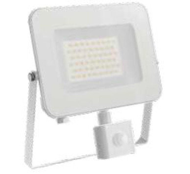 ΠΡΟΒΟΛΕΑΣ LED ΜΕ PIR SENSOR 10W 4000K ΛΕΥΚΟΣ S.SLIM DOB