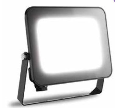 ΠΡΟΒΟΛΕΑΣ LED ΝΥΧΤΑ/ΜΕΡΑ 30W 4000K ΜΑΥΡΟΣ S.SLIM DOB