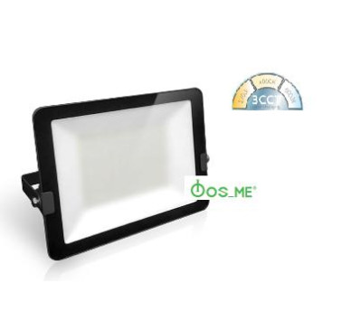 ΠΡΟΒΟΛΕΑΣ LED 150W ΜΑΥΡΟ 3CCT S.SLIM DOB