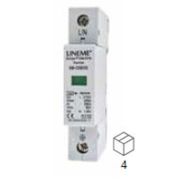 ΑΝΤΙΚΕΡΑΥΝΙΚΟ SPD 1P C40A ΠΙΝΑΚΟΣ Τ1+Τ2 275VAC LINEME